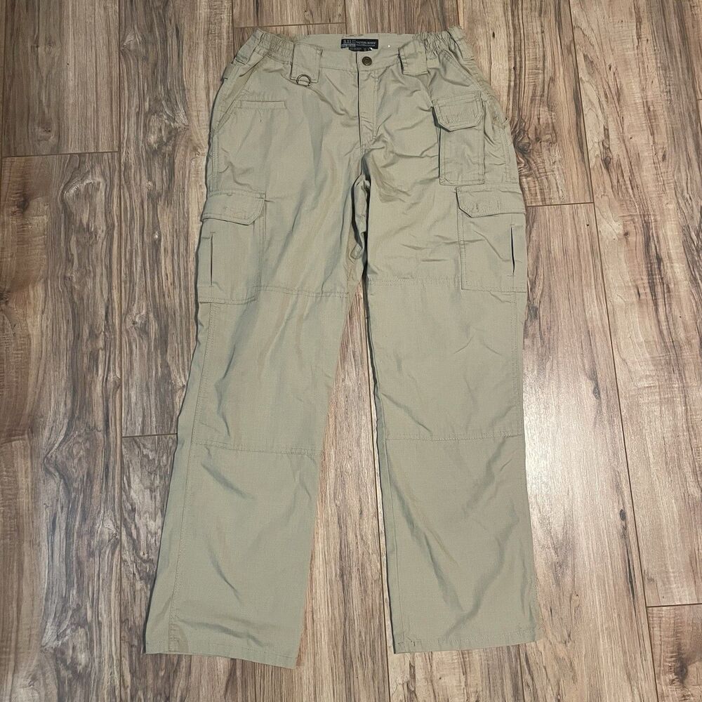 5.11 Taclite Pro Women’s 10 Ripstop Cargo Pants Utility Khaki Tactical
